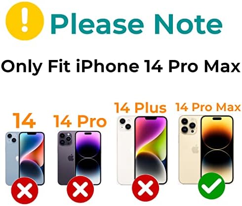 FILOYA para iPhone 14 Pro Max Case [NÃO PLUSTA], capa preta de Minnie Sparkle Bling Bling, capa de proteção de câmera completa