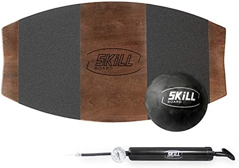 Skill Board - Balance em uma bola - amplitude de movimento de 360 ​​graus - Melhore o equilíbrio, a força do núcleo, a aptidão e todos os esportes