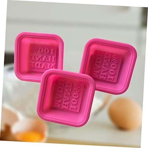 Cabilock 12pcs Soop Silicone molde molde de silicone moldes de silicone moldes de sabão de silicone Fazendo molde de molde de silicone moldes de sabão artesanal moldes artesanais moldes de sabão bolo de silício bolo