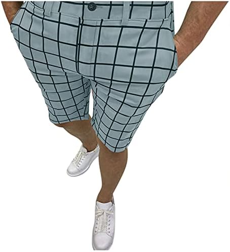 Shorts de algodão masculino com bolsos masculinos verão casual short shorts com zíper com zíper semi -atlético shorts