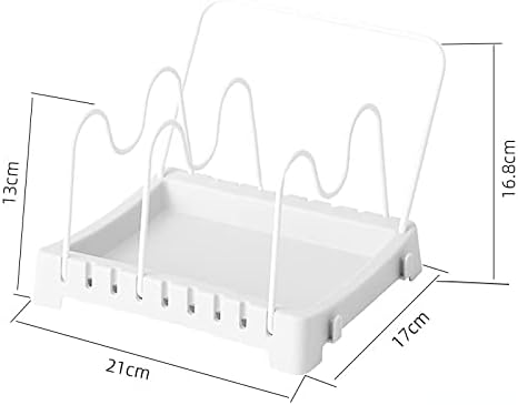 NA POT TAPE RACK RACK RATA DE COZINHA CABELA DE TAPE DE POTENDO RACT RACK PAN PAN RACK BRANCO