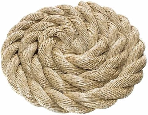 Cordamento de corda de polipropileno Unmanila - cabo de corda de guerra - Todo o cordão Promanila para decoração, artesanato,