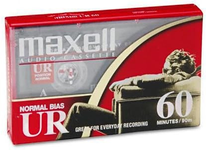 Maxell UR-60 Cassette de áudio- caixa de 10