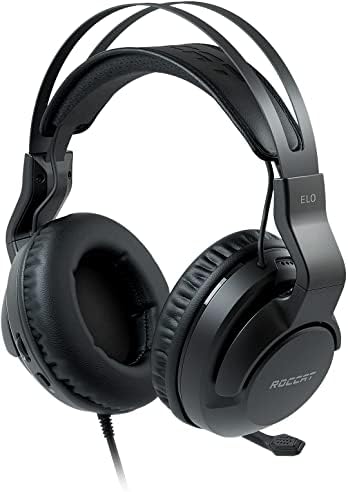 Roccat Elo X Stéreo PC Gaming Headset, fones de ouvido com plataforma cruzada com fio para Mac, Xbox Series X | S, Xbox One,