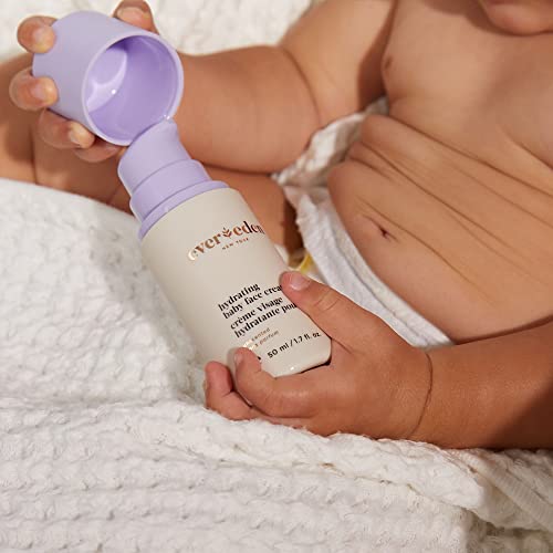 Creme de rosto de bebê hidratante de Evereden, 1,7 fl oz | Cuidados com o bebê limpo e natural | Não tóxico e livre de fragrâncias |