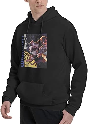 Men Hoodies Casual Sweetshirt Pullover com traje de bolso