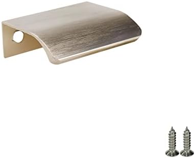Risbay 10pcs 1,26 Distância do orifício Allações de alumínio Incorporadas a guarda -roupas, armários, prata