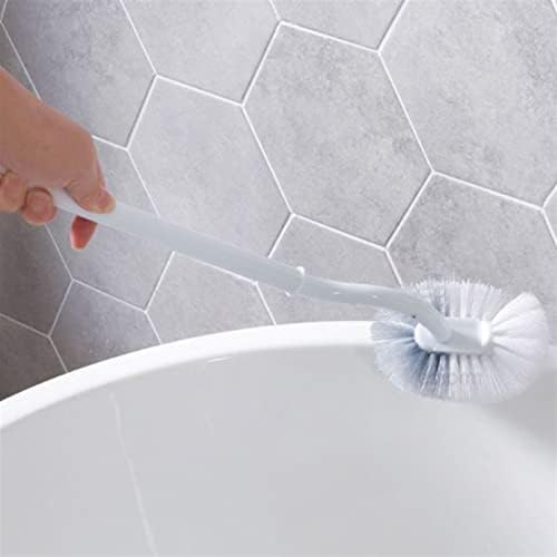 Escovas de vaso sanitário knfut e suportes ， pincel de vaso sanitário com pincel de cerdas macias, pincel de limpeza montada na parede WC Limpeza profunda da alça compacta