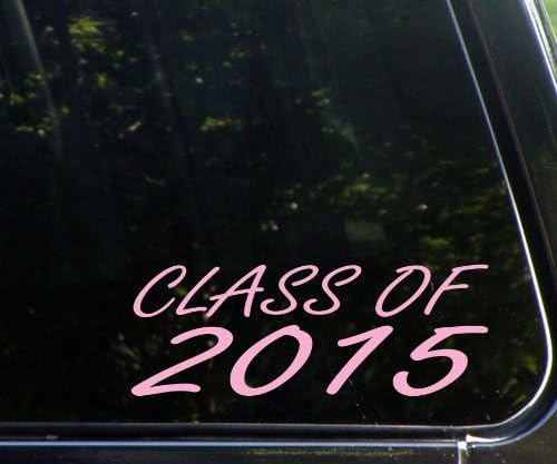 Diamond Graphics Class de 2015 - Data de corte rosa para janelas, carros, caminhões, laptops, etc.