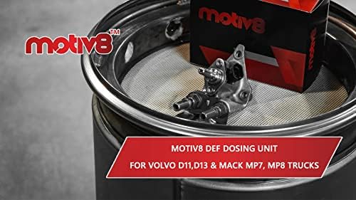 Motiv8 Def Dosing Unit - para D13 VNL Volvo e Mack Truck 22391563, 21577030 e 21243945 / Doser compatível com Bosch Denoxtronic