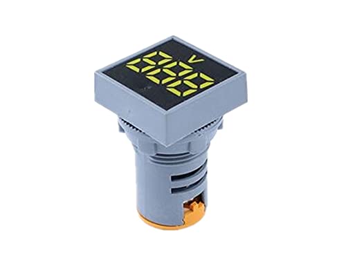 BARRART 22MM MINI VOLTMETRO DIGITAL quadrado CA 20-500V Volt Volt TOLTAGE METER POWER LED INDICADOR LAMP DISPLAY