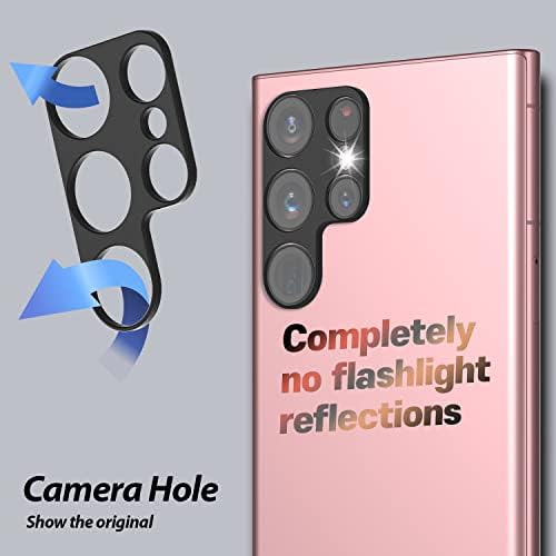 [Câmera Dome EZ] Galaxy S22 Ultra Camera Protector por Whitestone [One Touch EZ Instalação] - Dois pacote