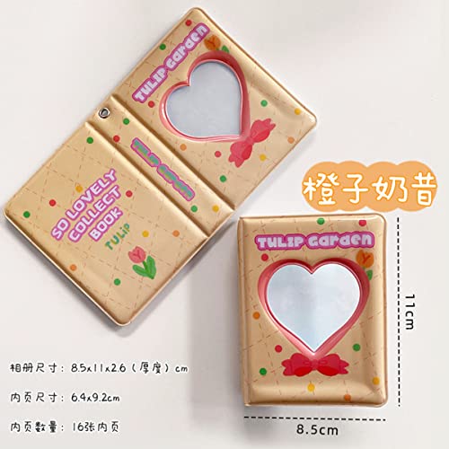 32 bolsos de 3 polegadas Álbum de fotos coreano Idol Pictures de armazenamento cartão de livro Sweet Star PhotoCard Binder Mini Cards