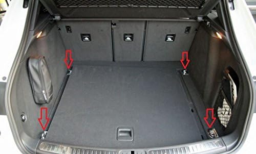 Floor Style Automotive Elastic Trunk Mesh Cargo Net para Porsche Macan 2015-2023 - Organizadores de troncos premium e armazenamento - rede de bagagem para SUV