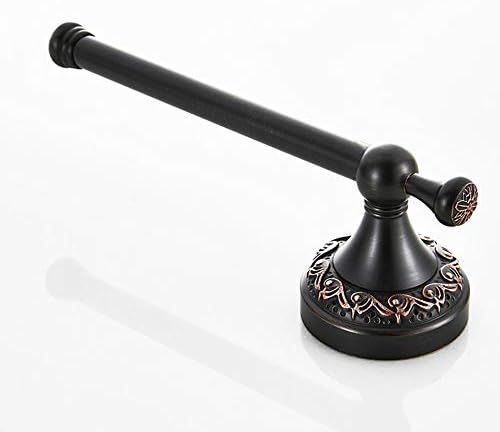 Suporte do rolo do vaso sanitário, dispensador de rolos de letra de letra de letra de bronze de estilo retro montado em estilos