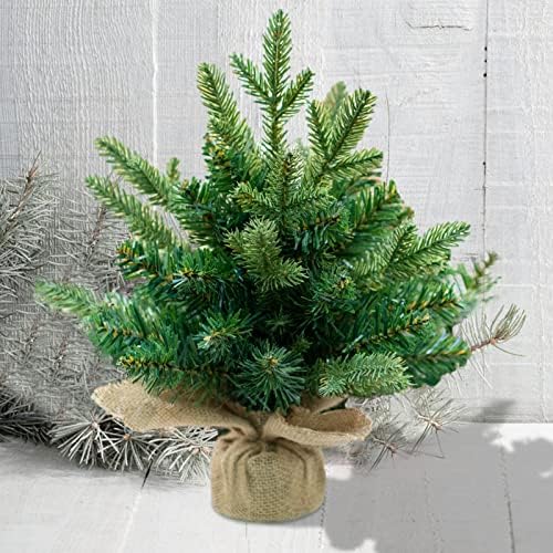 Estátuas de garotas para jardim flocking Little Christmas Tree Mini Christmas Tree Table Christmas Tree Christmas Flake