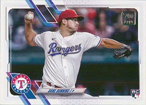 2021 Topps Atualização US14 Dane Dunning NM-MT RC Rookie Texas Rangers Baseball