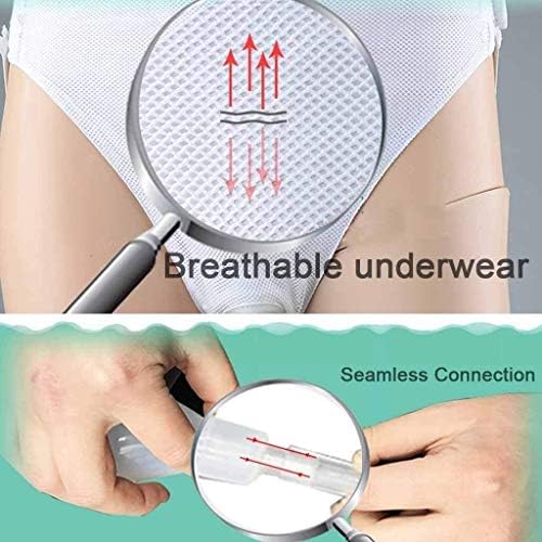 HO.FMA portáteis calças de incontinência vestível, produto de incontinência urinária de silicone confortável e reutilizável