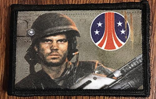 Aliens Movie Bill Paxton como Hudson Morale Patch. Perfeito para o seu equipamento tático do Exército Militar, mochila, boné de