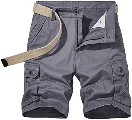 Shorts de carga para homens, mensagens descontraídas de encaixe leve, shorts de carga ao ar livre, calças de zíper reto com