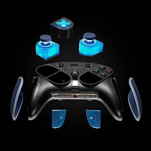 Thrustmaster ESWAP X LED Blue Crystal Pack, pacote de 7 módulos azuis iluminados, mini-sticks nxg, recurso de troca quente,