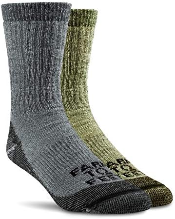 Fazenda aos pés Unissex Boulder Médio Peso Merino Lã Cué -meias