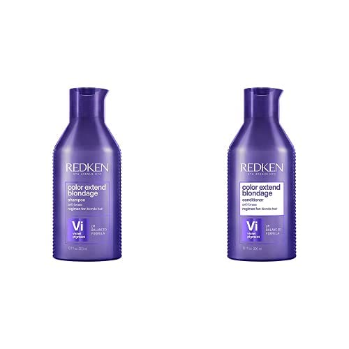 Redken Blondage Color Deposition Shampoo e Condicionador Conjunto para cabelos loiros | Toner de cabelo | Para cabelos
