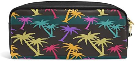 ALAZA Aquarela Palm Tree Tree PU Couro Pen Lápis Case Bolsa Caso Maquia