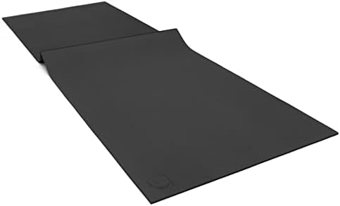 Koru Fold & Roll Yoga Mat - Design patenteado, alternativa mais limpa aos tapetes de ioga tradicionais, 6mm de espessura,