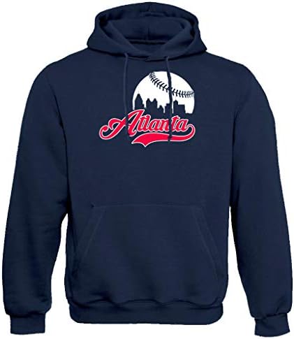 Xtreme Apparrel Atlanta City Baseball Skyline Fan's Capuz de moletom