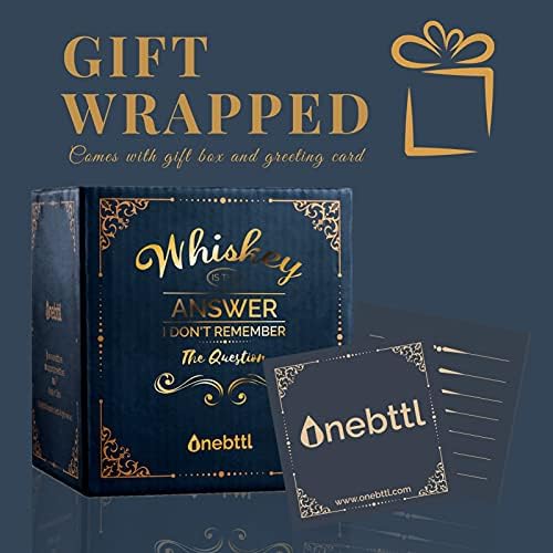 Godfather Gifts, Whisky Glass Funny Gift Idea para o melhor padrinho para o Natal, aniversário, caixa e cartão