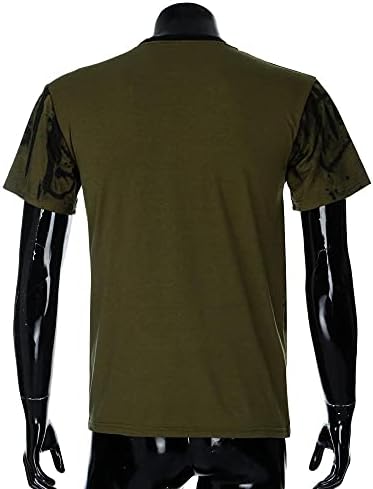 Camiseta de impressão de impressão masculina de hddk mass