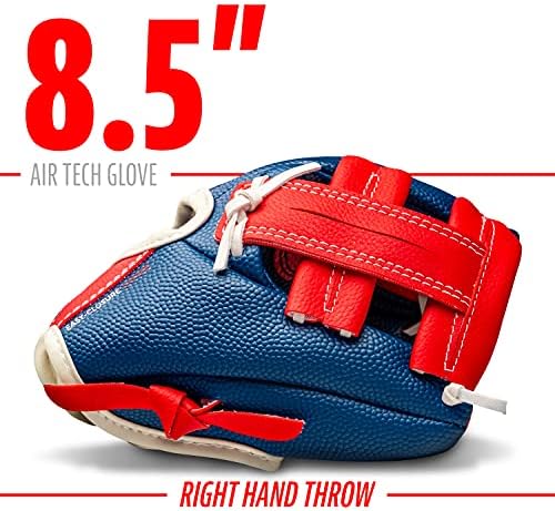 Franklin Sports Air Tech Adapt Series 8.5 Teabball Glove: Trower de mão direita