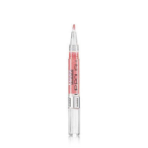 Modo Poliship Lip, 0,05 fl oz, pincel glitterati na caneta de brilho labial intensa brilho, cor full corpied, aplicador