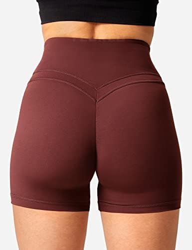 Yeoreo Buttery Workout Shorts para mulheres de altura da cintura correndo shorts de motoquex shorts de academia de ginástica scrunch