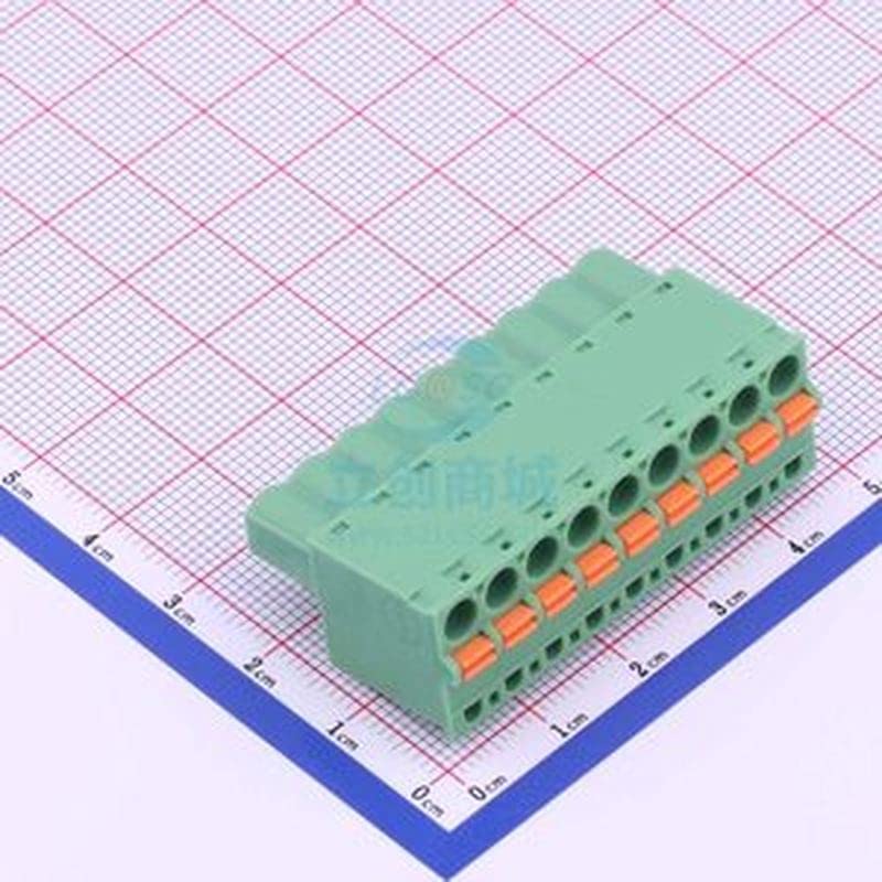 5mm -Rows: 1 pinos por linha: 9 terminais de plug-in ambientalmente amigáveis ​​P = 5 mm de plugue de 5 mm Kf2edgkd-5.0-9p