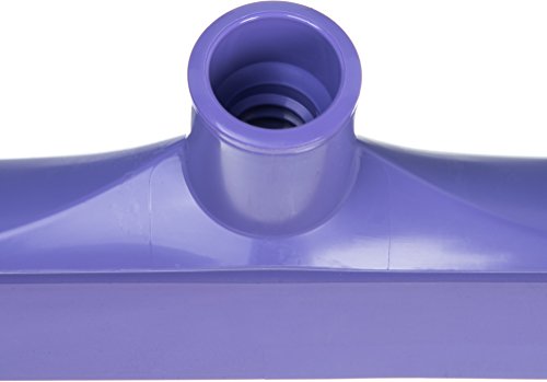 Esparta 3656868 Squeegee de piso de plástico, rodo de chuveiro, rodo de serviço pesado com lâmina de borracha para janelas, vidro, portas de chuveiro, pisos, pára -brisas, 24 polegadas, roxo,