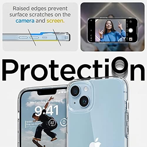 Bezil Clear Case Compatível com a caixa do iPhone 13, Caso do iPhone 14 [absorção de choque] [leve] [carregamento sem fio]