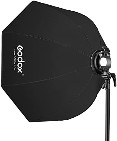 GODOX SB-UE 31 polegadas/80 cm Umbrella Octagon Softbox com suporte de suporte S2 Speedlite Bowens Mount Holder e Honeycomb