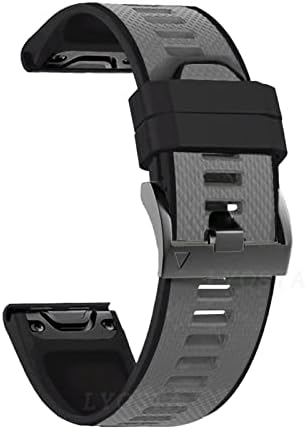 Dzhtus novo 22 26mm Silicone Fit Watch Band para Fenix ​​6x 6 Pro 5x 5 mais 3HR D2 Tactix Delta Enduro Bands