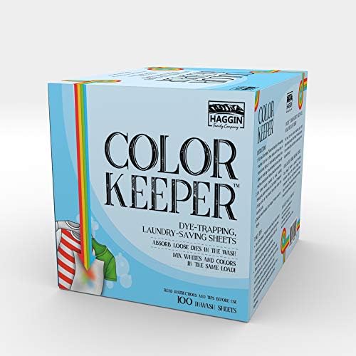 Haggin Color Keeper Rap-Trapping Laundry Saving Sheets, 100ct Value Pack, Fragrance Free