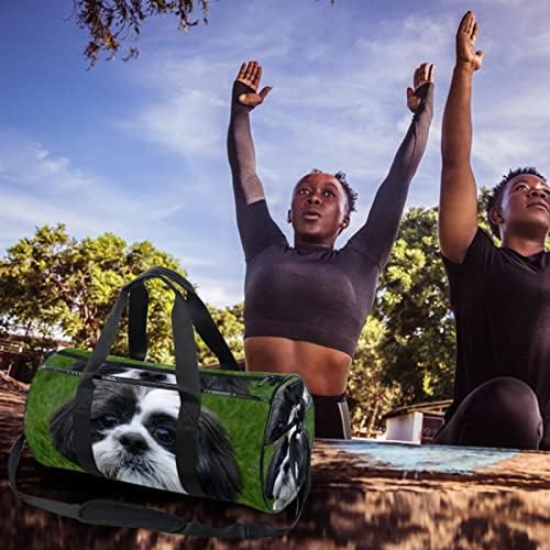 Mamacool shih tzu cachorro cachorro mochileiro ombro de transporte de bolsa de lona de lona para ginástica sports dance de viagem weekender