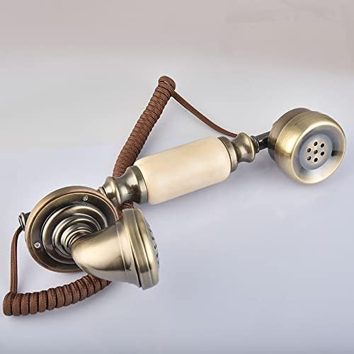 ABAIPPJ RESINA ESTILO EUROPEIRO Telefones de telefone antiquado com modos com fio adequado para decoração vintage adequada para