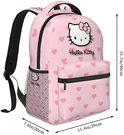 Awetmud Cartoon Cat Mackping Para uma mochila de laptop de grande capacidade unissex