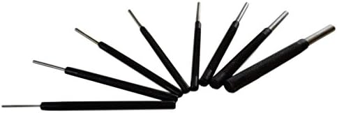 Conjunto de pinos de pino Drifting Punches paralelos Métrica de 2,4 mm - 9,5 mm Bergen 8pc Conjunto