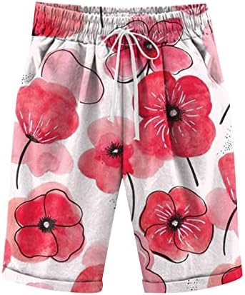 Shorts de bermuda para mulheres de verão no joelho casual shorts pura colorida com bolsos soltos saltos longos e confortáveis