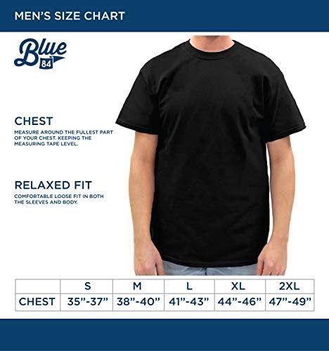 Azul 84 camiseta masculina preto arqueando