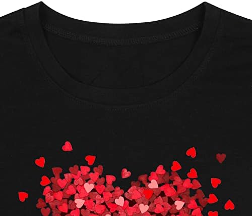 Camisas do Dia dos Namorados para mulheres Camisetas de amor fofo Camisetas Tee Tops Camisa Presente para ela