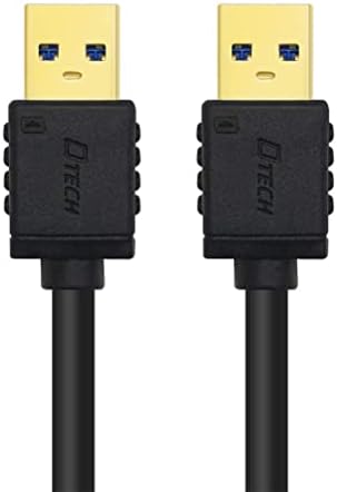 DTech Short USB 3.0 Tipo A a um cabo de dados de alta velocidade do sexo masculino para masculino