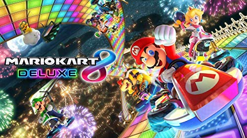 Nintendo Switch com neon azul e neon vermelho Joy-Con + Mario Kart 8 Deluxe + 3 meses Nintendo Switch Online